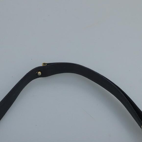 DIOR Trotter Canvas Shoulder Bag Navy Gold - Picture 8 of 12